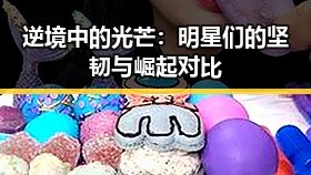 逆境中的光芒：明星们的坚韧与崛起对比