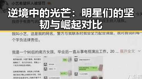 逆境中的光芒:明星们的坚韧与崛起对比